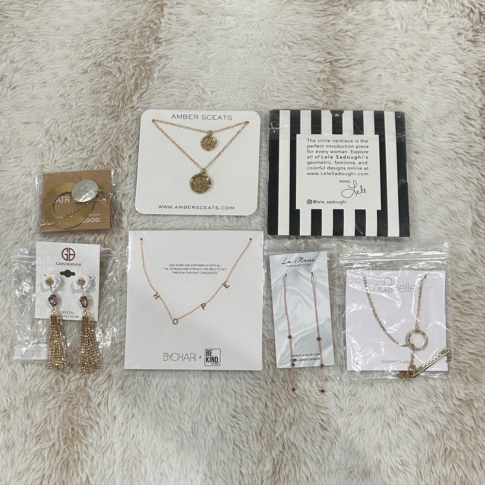 Necklace, Earrings lot various brands